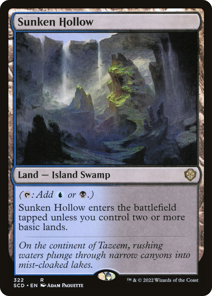 {R} Sunken Hollow [Starter Commander Decks][SCD 322]