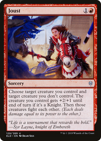 {C} Joust [Throne of Eldraine][ELD 129]