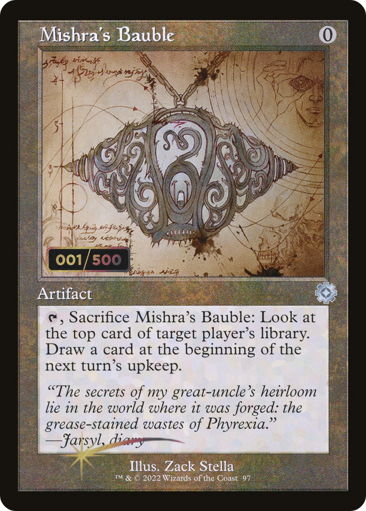 {C} Mishra's Bauble (Schematic) (Serial Numbered) [The Brothers' War Retro Artifacts][BRR 097]
