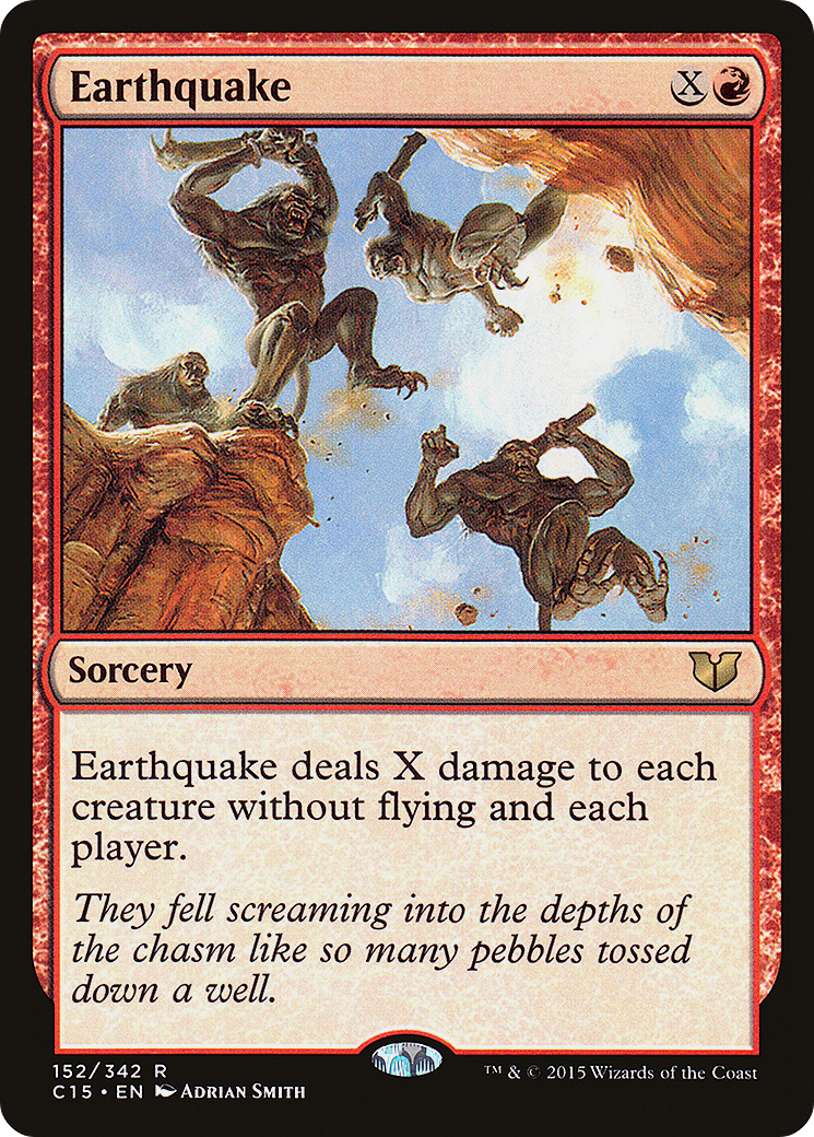 {R} Earthquake [Commander 2015][C15 152]