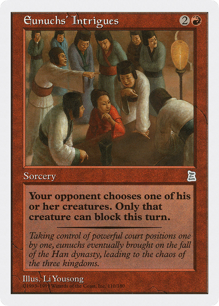 {C} Eunuchs' Intrigues [Portal Three Kingdoms][PTK 110]