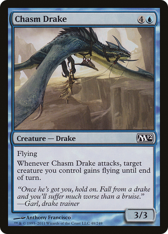 {C} Chasm Drake [Magic 2012][M12 048]