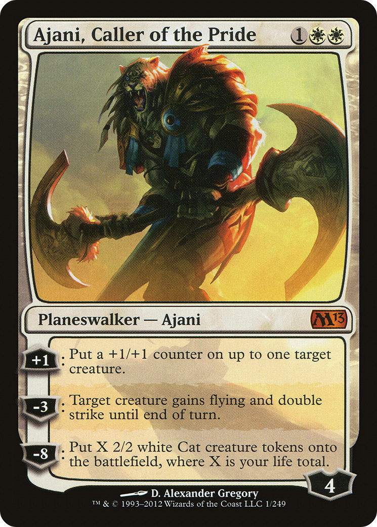 {R} Ajani, Caller of the Pride [Magic 2013][M13 001]