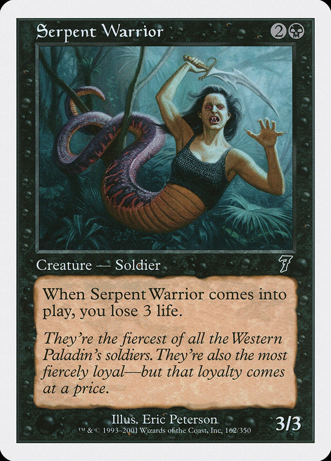{C} Serpent Warrior [Seventh Edition][7ED 162]