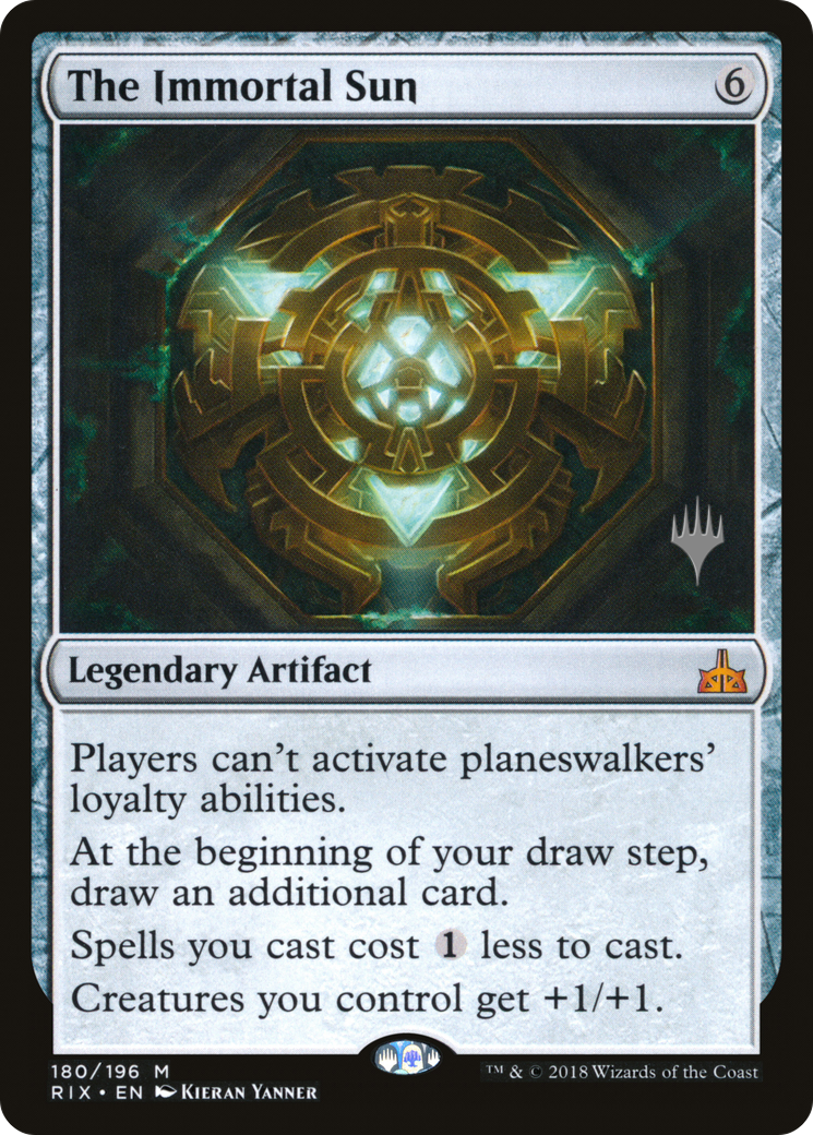 {R} The Immortal Sun (Promo Pack) [Rivals of Ixalan Promos][PP RIX 180]