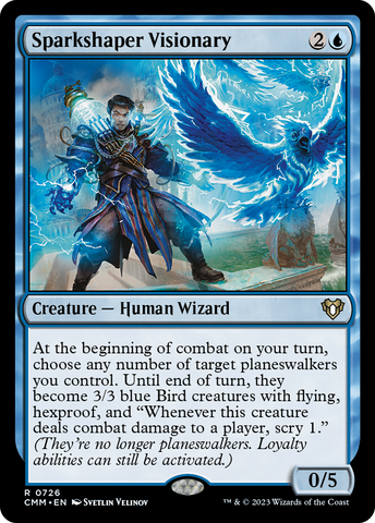 {R} Sparkshaper Visionary [Commander Masters][CMM 726]