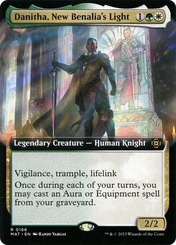 {R} Danitha, New Benalia's Light (Extended Art) [March of the Machine: The Aftermath][MAT 166]