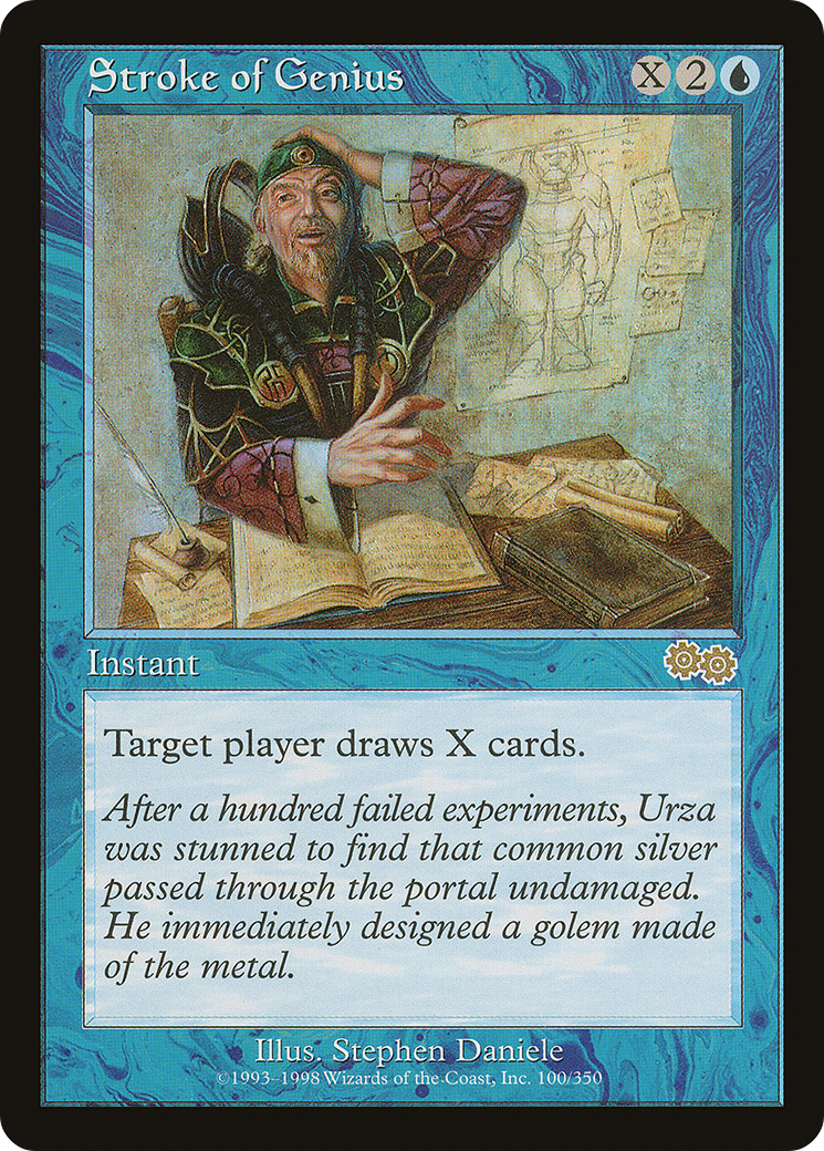 {R} Stroke of Genius [Urza's Saga][USG 100] - Misty Mountain Games