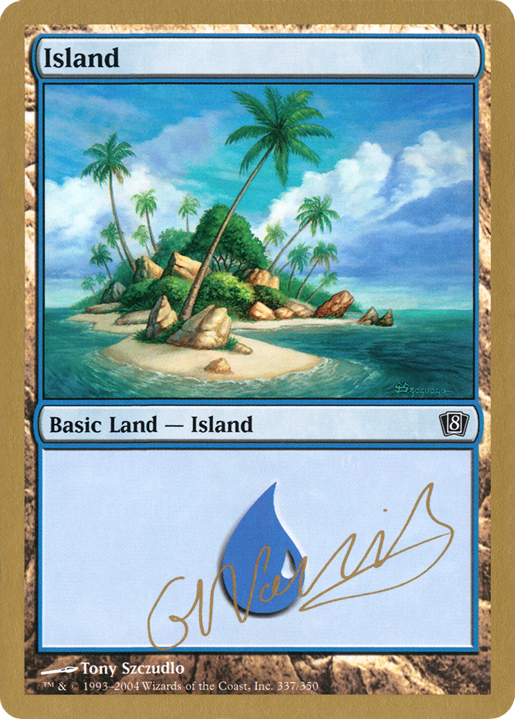 {B}[GB WC04 GN337] Island (gn337) (Gabriel Nassif) [World Championship Decks 2004]