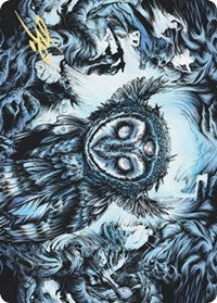 {A} Vega, the Watcher Art Card (Gold-Stamped Signature) [Kaldheim Art Series][GS AKHM 081]
