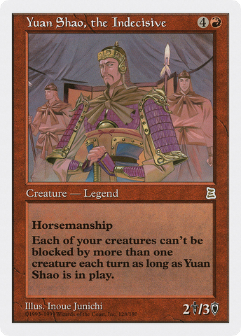{R} Yuan Shao, the Indecisive [Portal Three Kingdoms][PTK 128]