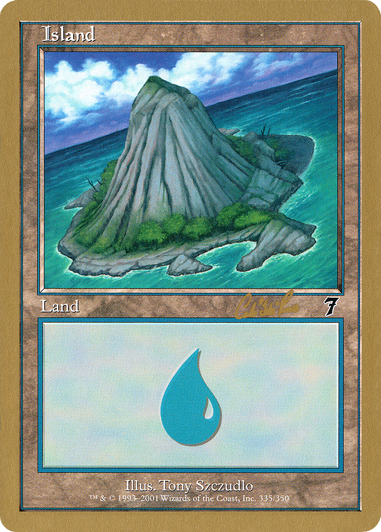 {B}[GB WC02 CR335B] Island (cr335b) (Carlos Romao) [World Championship Decks 2002]