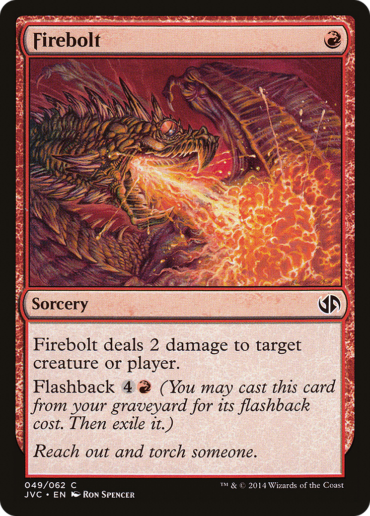 {C} Firebolt [Duel Decks Anthology][JVC 049]