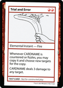 {R} Trial and Error (2021 Edition) [Mystery Booster Playtest Cards][CMB1 068]