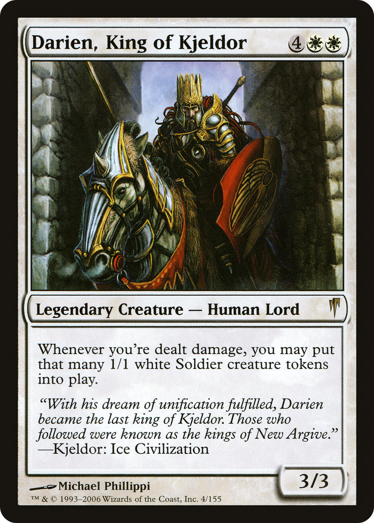 {R} Darien, King of Kjeldor [Coldsnap][CSP 004] - Misty Mountain Games