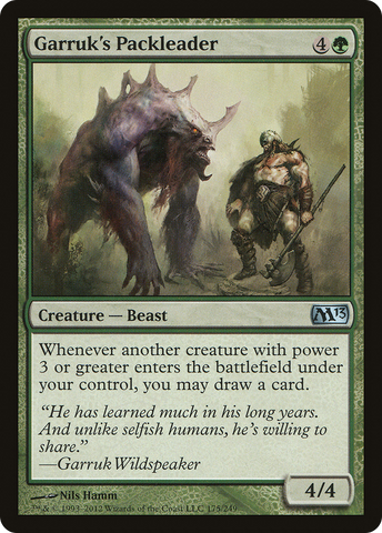 {C} Garruk's Packleader [Magic 2013][M13 175]