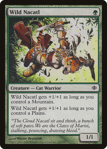 {C} Wild Nacatl [Shards of Alara][ALA 152]