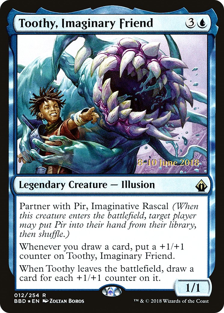 {R} Toothy, Imaginary Friend [Battlebond Prerelease Promos][PR BBD 012]