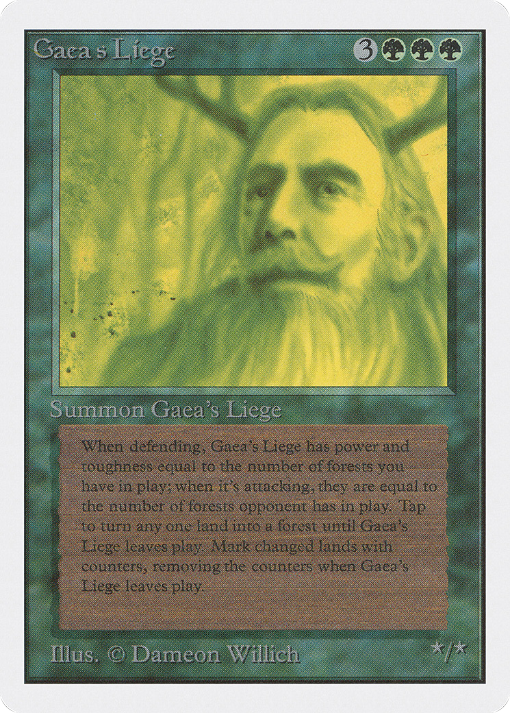 {R} Gaea's Liege [Unlimited Edition][2ED 197] - Misty Mountain Games