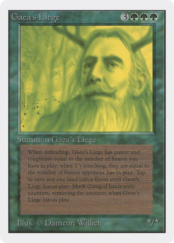 {R} Gaea's Liege [Unlimited Edition][2ED 197]