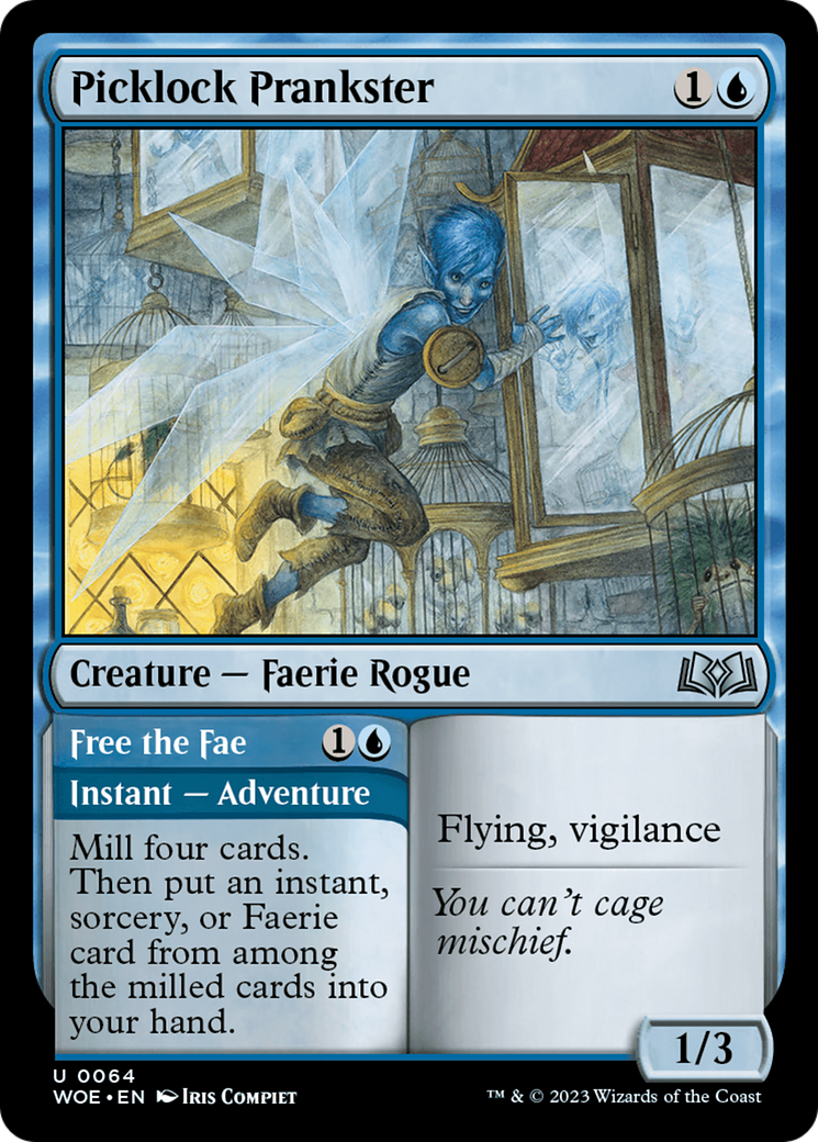 {@C} Picklock Prankster [Wilds of Eldraine][WOE 064]