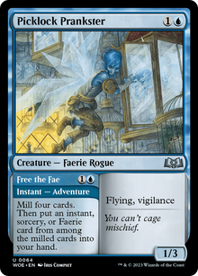 {@C} Picklock Prankster [Wilds of Eldraine][WOE 064]