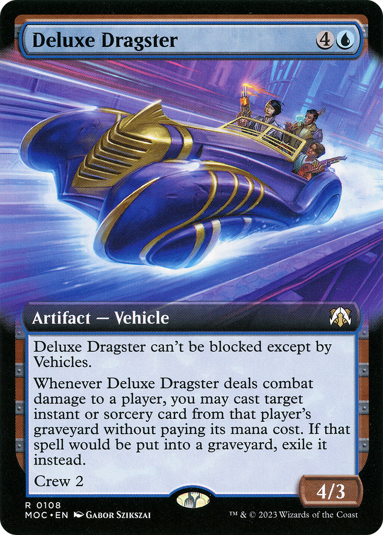 {R} Deluxe Dragster (Extended Art) [March of the Machine Commander][MOC 108]