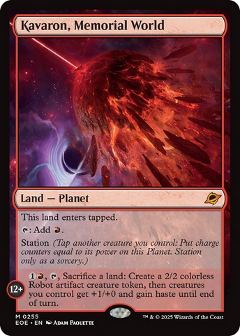 {@@ EOE R} Kavaron, Memorial World [Edge of Eternities][EOE 255]