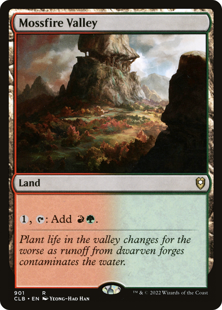 {R} Mossfire Valley [Commander Legends: Battle for Baldur's Gate][CLB 901]