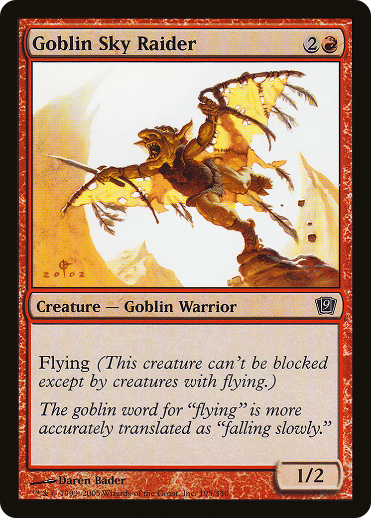 {C} Goblin Sky Raider [Ninth Edition][9ED 195]
