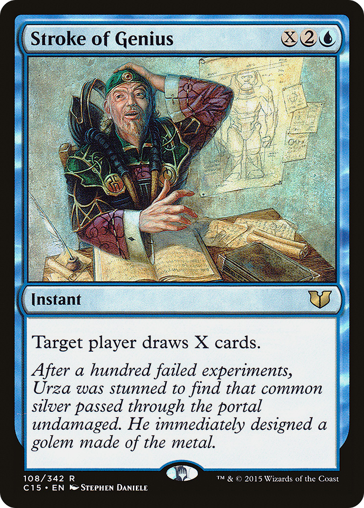 {R} Stroke of Genius [Commander 2015][C15 108] - Misty Mountain Games