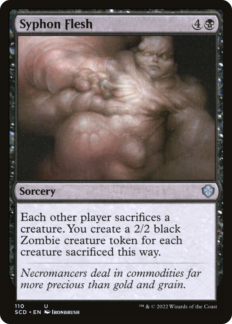 {C} Syphon Flesh [Starter Commander Decks][SCD 110]