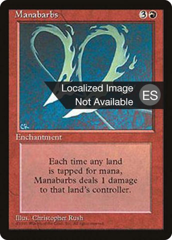 {F} Manabarbs [Fourth Edition (Foreign Black Border)][FBB 4ED 212]