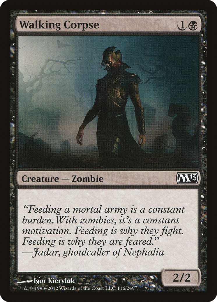 {C} Walking Corpse [Magic 2013][M13 116]