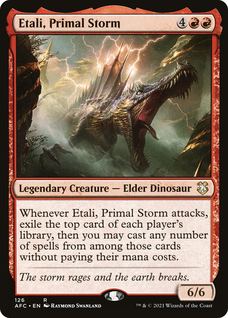 {R} Etali, Primal Storm [Dungeons & Dragons: Adventures in the Forgotten Realms Commander][AFC 126]