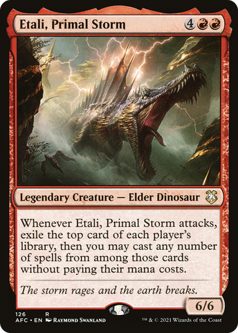 {R} Etali, Primal Storm [Dungeons & Dragons: Adventures in the Forgotten Realms Commander][AFC 126]