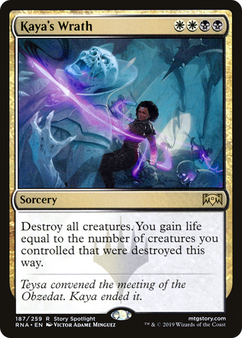 {R} Kaya's Wrath [Ravnica Allegiance][RNA 187]