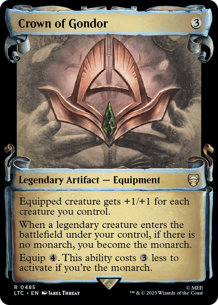 {R} Crown of Gondor [The Lord of the Rings: Tales of Middle-Earth Commander Showcase Scrolls][LTC 485]