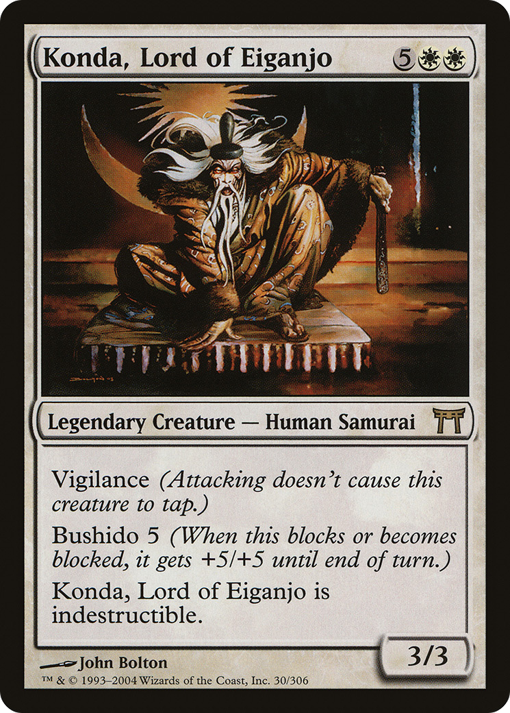 {R} Konda, Lord of Eiganjo [Champions of Kamigawa][CHK 030] - Misty Mountain Games