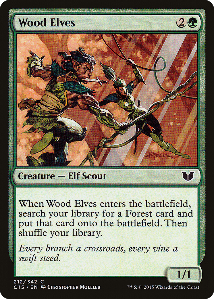 {C} Wood Elves [Commander 2015][C15 212]