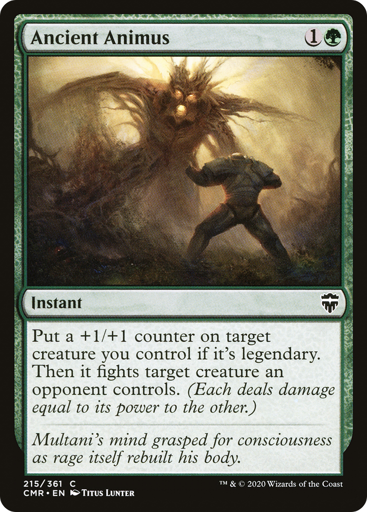 {C} Ancient Animus [Commander Legends][CMR 215]