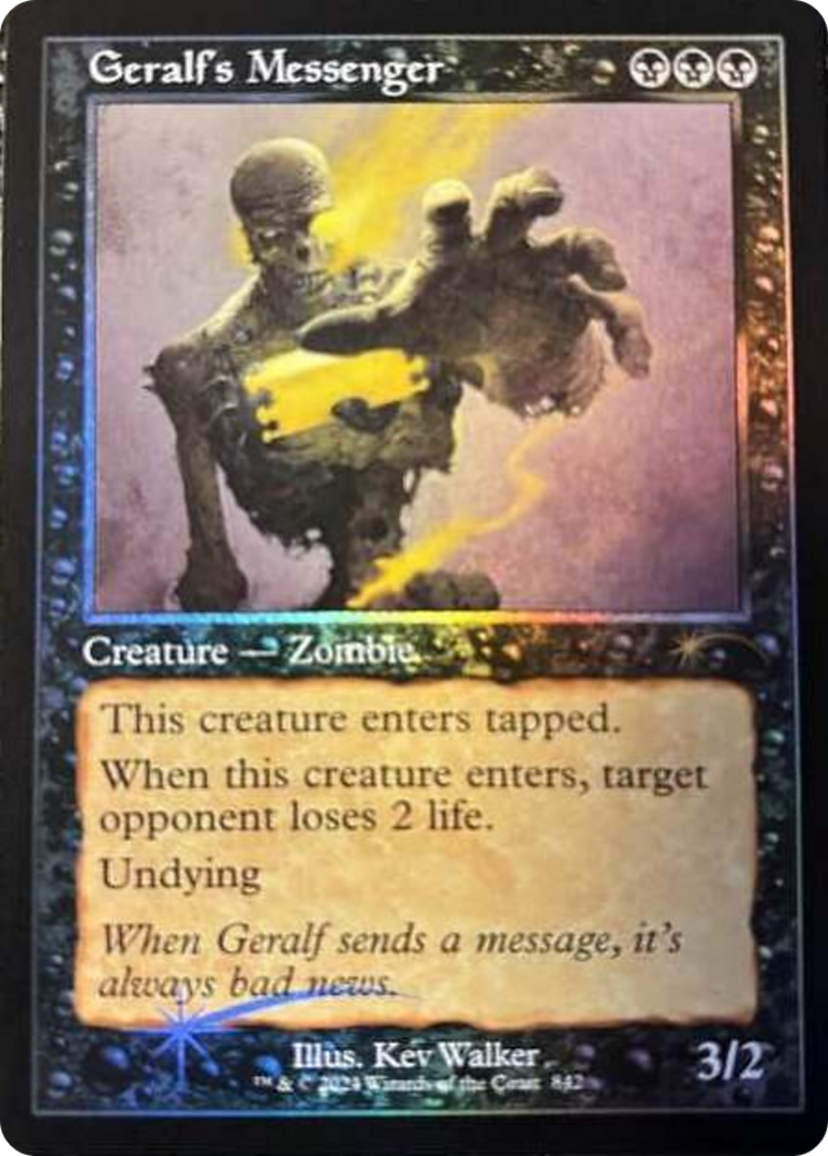 Geralf's Messenger (842) (Retro Frame) [SLD 842]  Foil