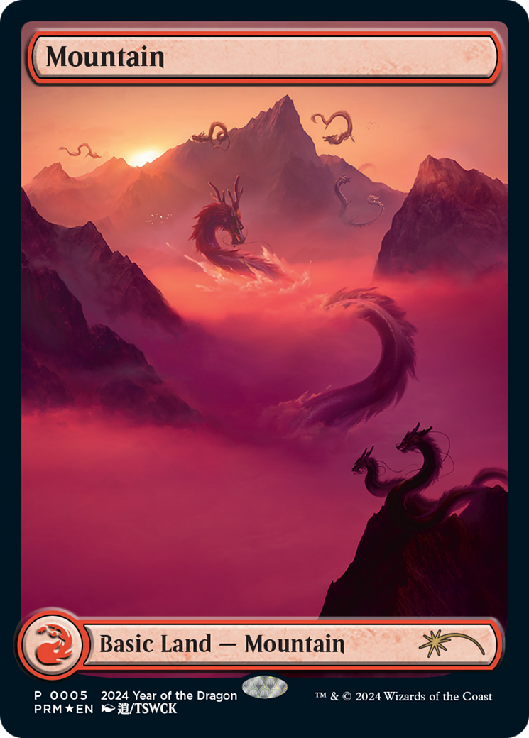 {B}[PL24 005] Mountain (Standard Showdown) [Modern Horizons 3 Promos]