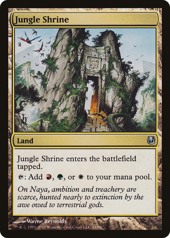 {C} Jungle Shrine [Duel Decks: Ajani vs. Nicol Bolas][DDH 034]