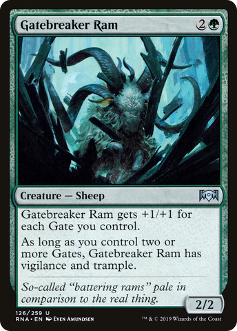 {C} Gatebreaker Ram [Ravnica Allegiance][RNA 126]