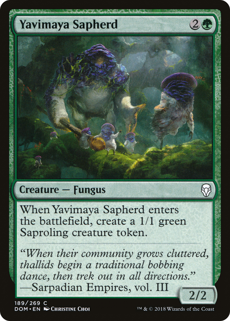 {C} Yavimaya Sapherd [Dominaria][DOM 189]