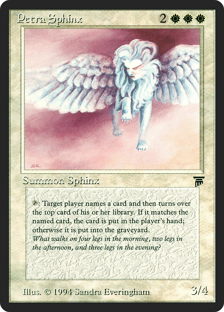 {R} Petra Sphinx [Legends][LEG 030] - Misty Mountain Games