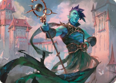 {A} Haughty Djinn Art Card [Dominaria United Art Series][ADMU 015]