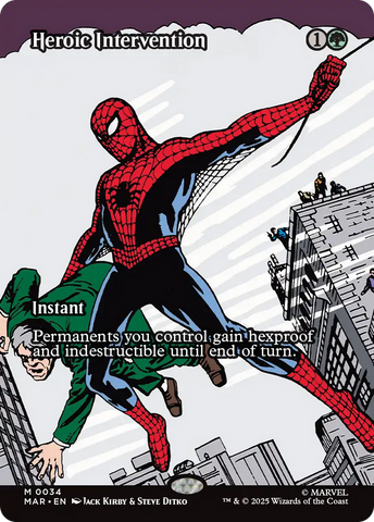 {@@ MAR R} Heroic Intervention (Borderless) [Marvel's Spider-Man: Eternal-Legal] [SPE 034]