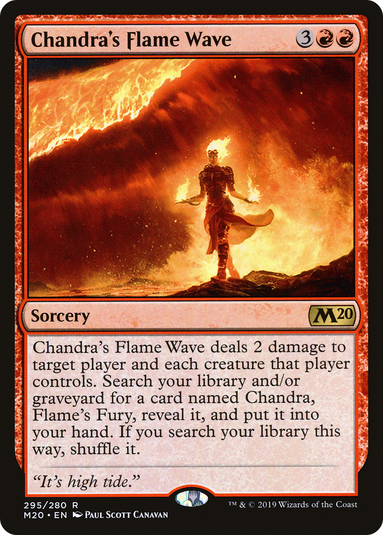 {R} Chandra's Flame Wave [Core Set 2020][M20 295]